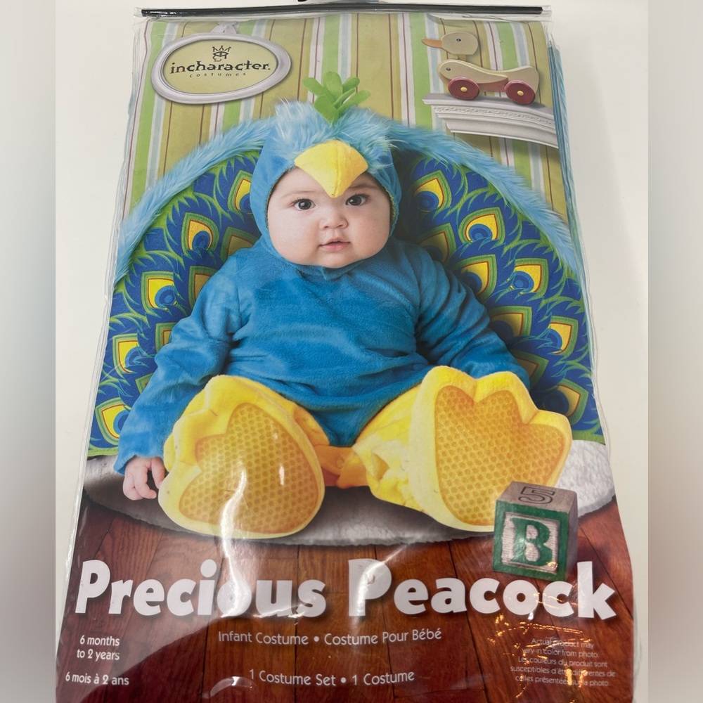 Precious Peacock Infant Costume, Size: Large (18 mo - 2 years), IN CHARACTER